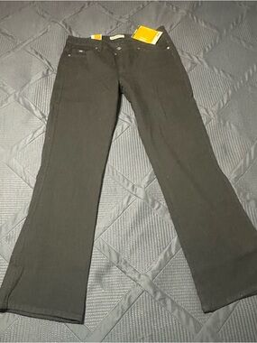 Lee Women's Mid Rise Boot Cut Jeans Size 14 Medium NWT Black Stretch Close  Fit